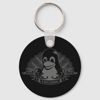 Tux Penguin - (Linux, Open Source, Copyleft, FSF) Schlüsselanhänger