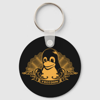Tux Penguin - (Linux, Open Source, Copyleft, FSF) Schlüsselanhänger