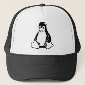 Tux Penguin - (Linux, Open Source, Copyleft, FSF) Truckerkappe (Vorderseite)