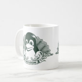 Tux-Pinguin - (Linux, Quelle, Copyleft, FSF) Kaffeetasse (Vorderseite Links)
