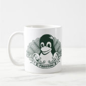 Tux-Pinguin - (Linux, Quelle, Copyleft, FSF) Kaffeetasse (Links)