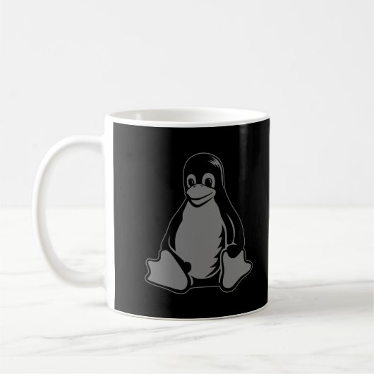 Tux-Pinguin - (Linux, Quelle, Copyleft, FSF) Kaffeetasse (Links)
