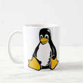 Tux-Pinguin - (Linux, Quelle, Copyleft, FSF) Kaffeetasse (Links)