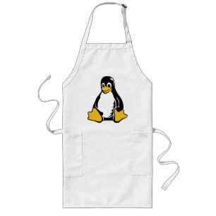 Tux-Pinguin - (Linux, Quelle, Copyleft, FSF) Lange Schürze