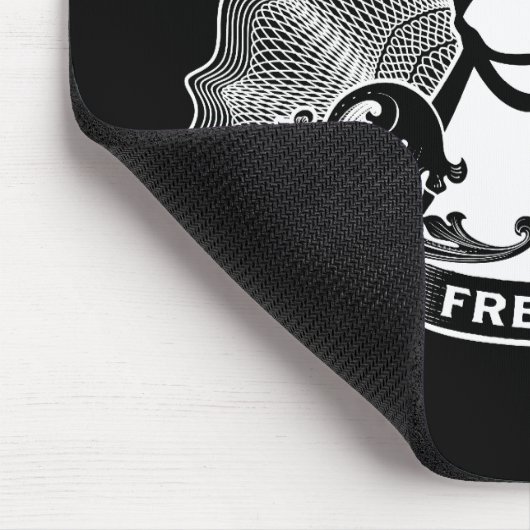 Tux-Pinguin - (Linux, Quelle, Copyleft, FSF) Mousepad (Ecke)