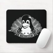 Tux-Pinguin - (Linux, Quelle, Copyleft, FSF) Mousepad (Mit Mouse)