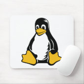 Tux-Pinguin - (Linux, Quelle, Copyleft, FSF) Mousepad (Mit Mouse)