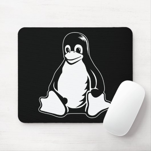 Tux-Pinguin - (Linux, Quelle, Copyleft, FSF) Mousepad (Mit Mouse)