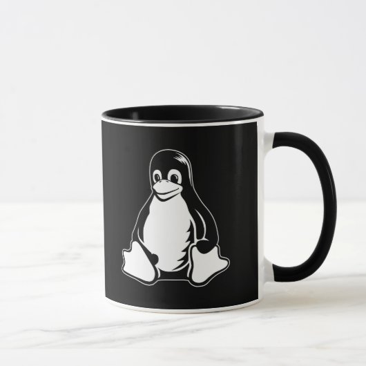 Tux-Pinguin - (Linux, Quelle, Copyleft, FSF) Tasse (Rechts)