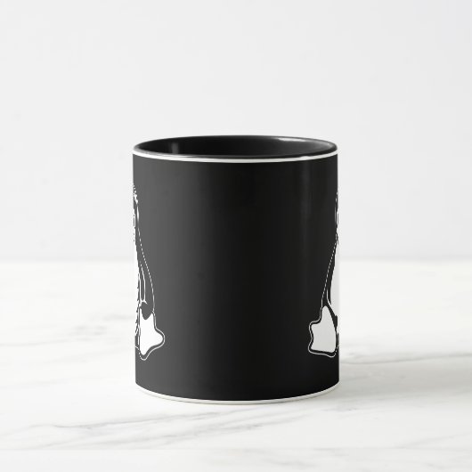 Tux-Pinguin - (Linux, Quelle, Copyleft, FSF) Tasse (Zentrum)