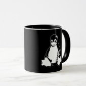 Tux-Pinguin - (Linux, Quelle, Copyleft, FSF) Tasse (VorderseiteRechts)