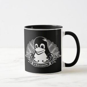 Tux-Pinguin - (Linux, Quelle, Copyleft, FSF) Tasse
