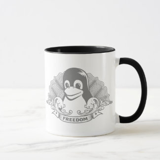 Tux-Pinguin - (Linux, Quelle, Copyleft, FSF) Tasse