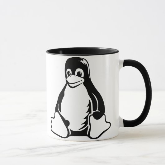 Tux-Pinguin - (Linux, Quelle, Copyleft, FSF) Tasse (Rechts)