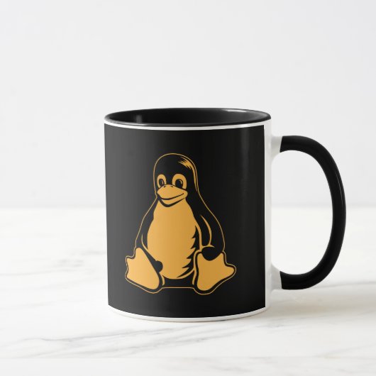Tux-Pinguin - (Linux, Quelle, Copyleft, FSF) Tasse (Rechts)