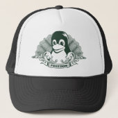 Tux-Pinguin - (Linux, Quelle, Copyleft, FSF) Truckerkappe (Vorderseite)