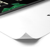 Tux Smash Clock-Anti-Daylight Rett Time Poster (Ecke)