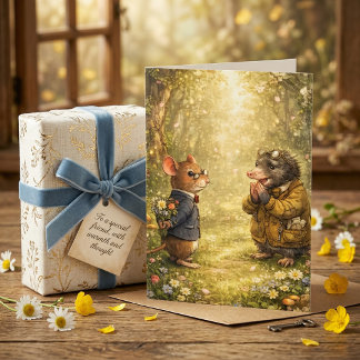 Tux & Twitch A Little Surprise Karte