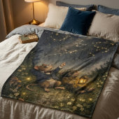 Tux & Twitch Under the Stars Fleecedecke