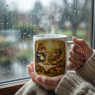 Tux & Twitch Woodland Tea Time Kaffeetasse