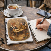 Tux & Twitch Woodland Writing Desk Notizblock