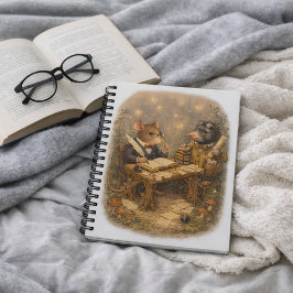 Tux & Twitch Woodland Writing Desk Notizblock