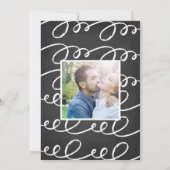 Tux und Dress Paares Polterabend Einladung (Rückseite)