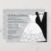 Tux und Gown Einladung (Vorne/Hinten)