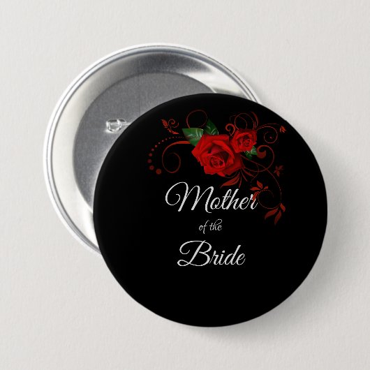 Tuxedo Anzug/Bride Silhouette Mutter der Braut Button (Vorne & Hinten)