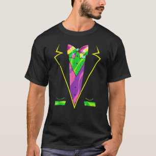 Tuxedo Anzug Mardi Gras Kostüm New Orleans Carniv T-Shirt