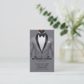 Tuxedo Anzug Mens Kleidung Moderne Sauberkeit Visitenkarte (Stehend Vorderseite)