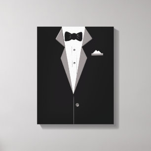 Tuxedo-Anzugs-Kunst-Leinwand-Druck Leinwanddruck