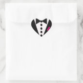 Tuxedo Aufkleber Sie wählen Rose Farbe (Tasche)