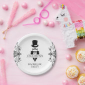 Tuxedo Bachelor Party Pappteller (Party)