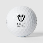Tuxedo Best Man Golfball (Vorderseite)