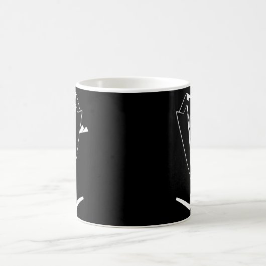 Tuxedo Black Bow Krawatte Kaffeetasse (Mittel)