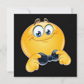 Tuxedo Black Krawatte Event INVITATION Einladung (Vorderseite)