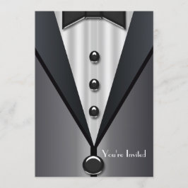 Tuxedo Black Krawatte Formal Event Einladung