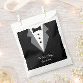 Tuxedo Black Krawatte Wedding Geschenktütchen (Ausgeschnitten)