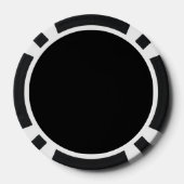 Tuxedo Black Tie Personalisiert Pokerchips (Rückseite)