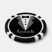 Tuxedo Black Tie Personalisiert Pokerchips (Einzeln)