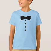Tuxedo Bow Krawatte Apparel Formal T-Shirt (Vorderseite)