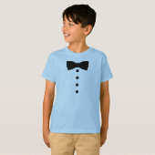 Tuxedo Bow Krawatte Apparel Formal T-Shirt (Vorne ganz)