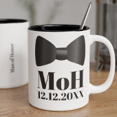 Tuxedo Bow Krawatte Mann oder Trauzeugin Tasse