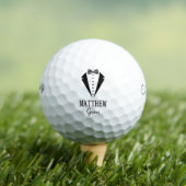 Tuxedo Bräutigam Golfball (Insitu T-Shirt)
