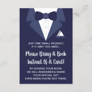 Tuxedo Buchkarte, Bücher für Baby Begleitkarte