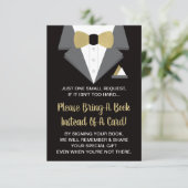 Tuxedo Buchkarte, Bücher für Baby Begleitkarte (Stehend Vorderseite)