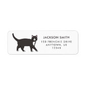 Tuxedo Cat Address Label (Vorne)