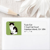 Tuxedo Cat Address Labels (Insitu)