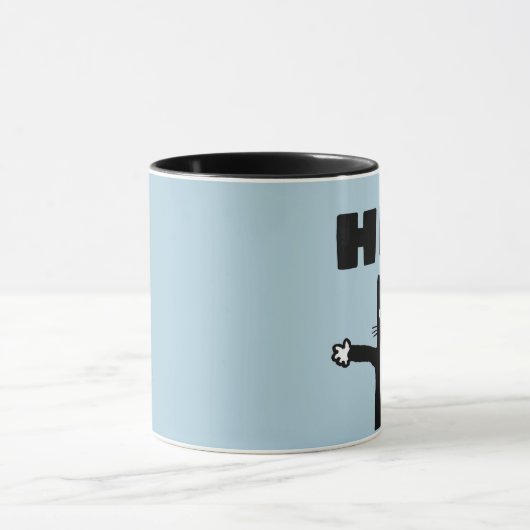 TUXEDO CAT ART KAFFEE TASSE, PANDA KITTY CARTOON T TASSE (Zentrum)